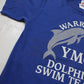 1980s Jerzees Warren YMCA Dolphin Swim Team T-Shirt Made in USA Size S