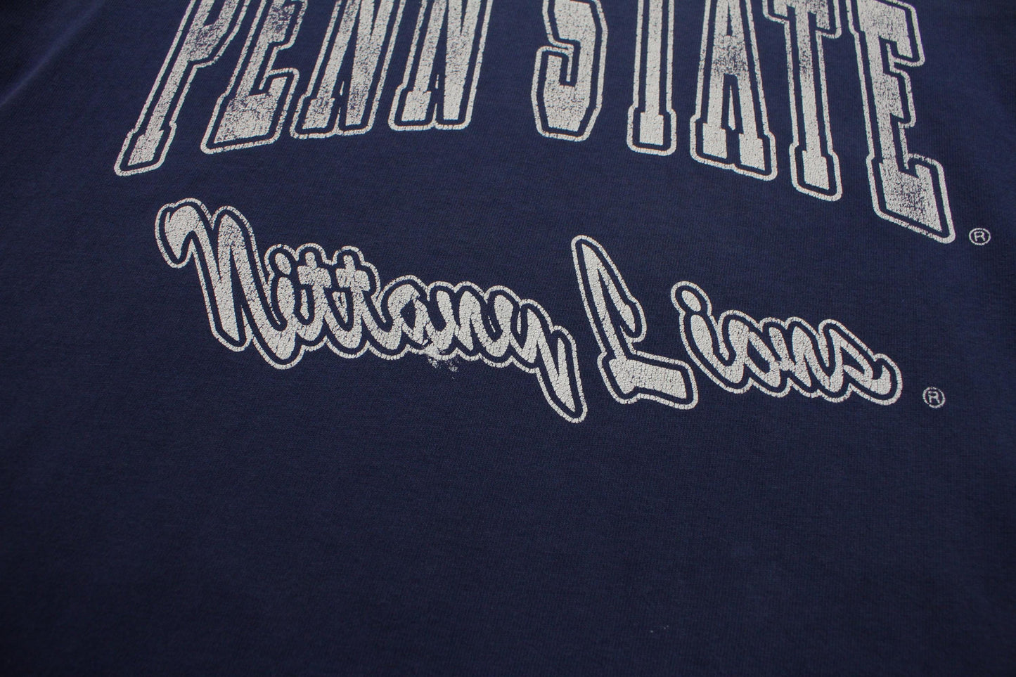 1990s Oneita Penn State University Nittany Lions T-Shirt Made in USA Size XL