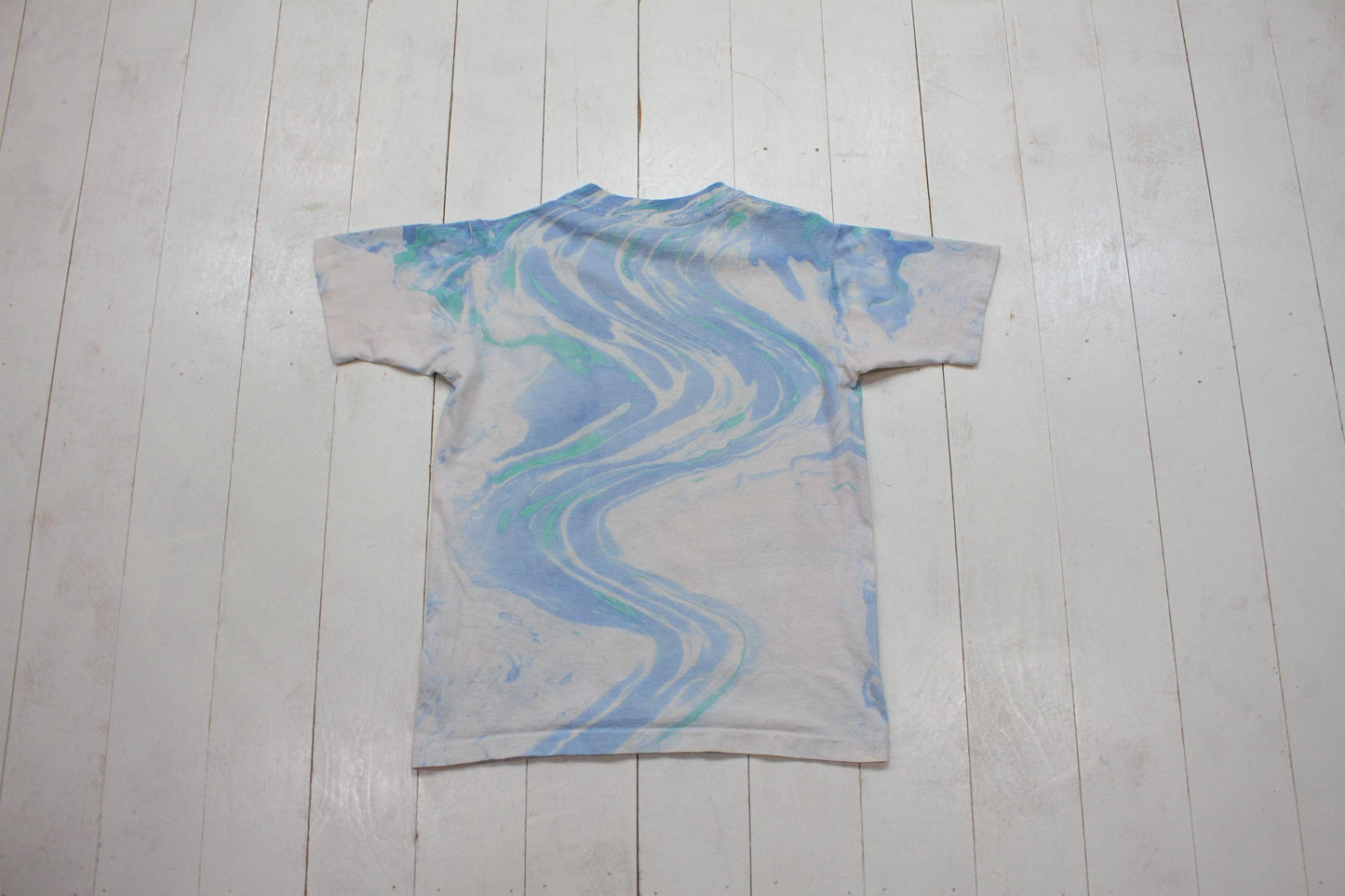 1990s Tie Dye Bradford Coal Burners T-Shirt Made in USA Size XS/S