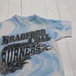 1990s Tie Dye Bradford Coal Burners T-Shirt Made in USA Size XS/S