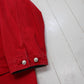 1980s/1990s Nautica Red Chore Work Jacket Size XL/XXL