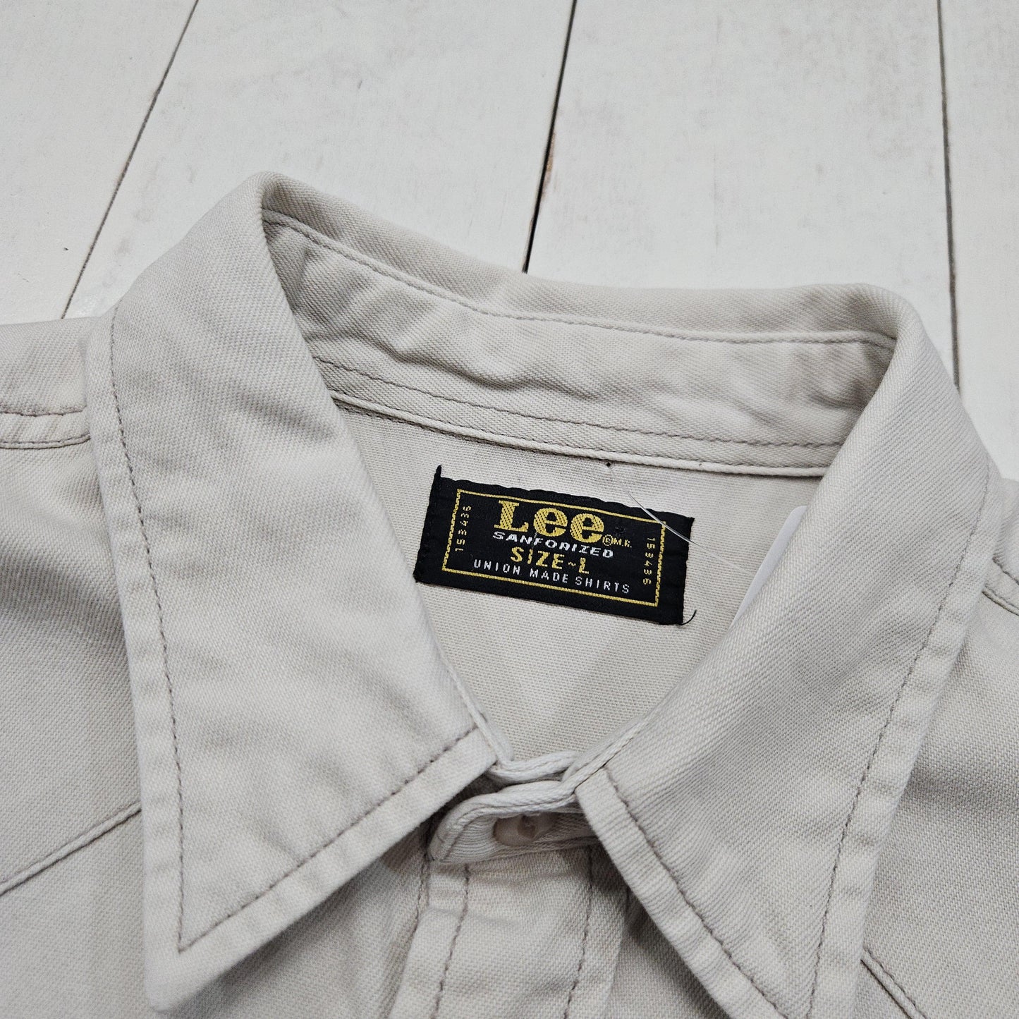 2000s/2010s Lee Archives Cotton Western Shirt Snap Closure Size L/XL