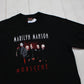 2000s 2003 Y2K Artimonde Marilyn Manson Mobscene Heavy Metal Band T-Shirt Size XL