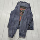 1980s/1990s Overdyed Levi's Denim Jacket Metallica Kill'Em All Back Patch Size S/M