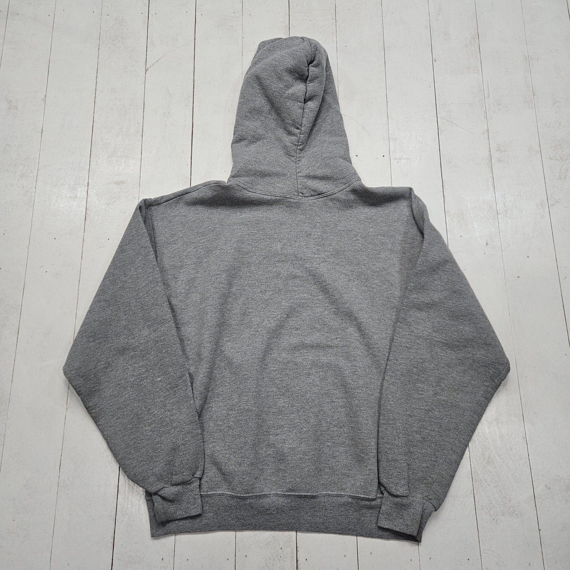 2000s Y2K Jerzees Grey Celina Bulldog Spirit Hoodie Sweatshirt Size M/L