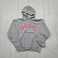 2000s Y2K Grey Champion Duquesne University Hoodie Sweatshirt Size S/M