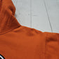 2000s Y2K Orange Philadelphia Flyers NHL Hockey Hoodie Sweatshirt Size M