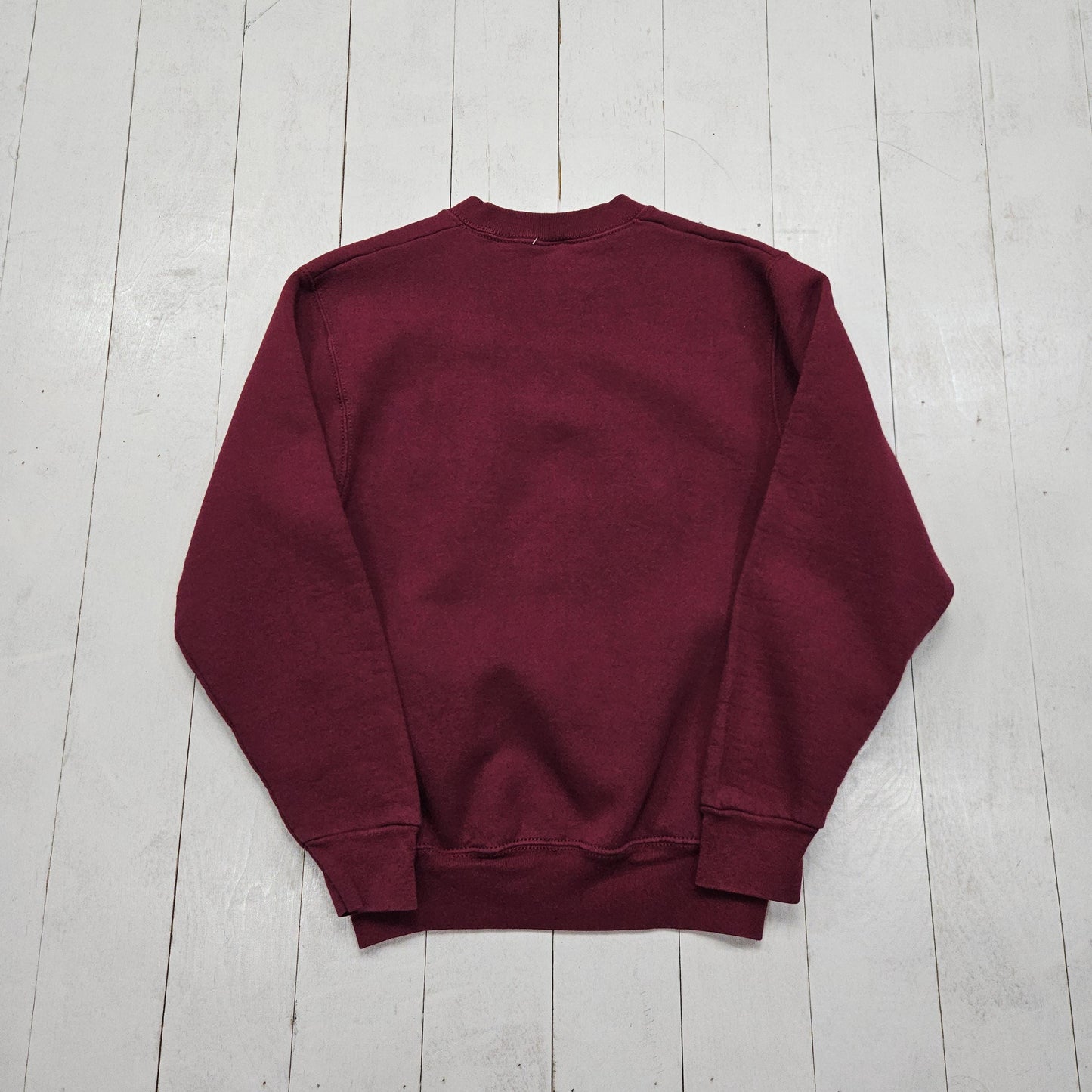 1990s 1997 Fruit of the Loom Super Cotton Maroon Carleton University MSW Master of Social Work Sweatshirt Made in USA Size S