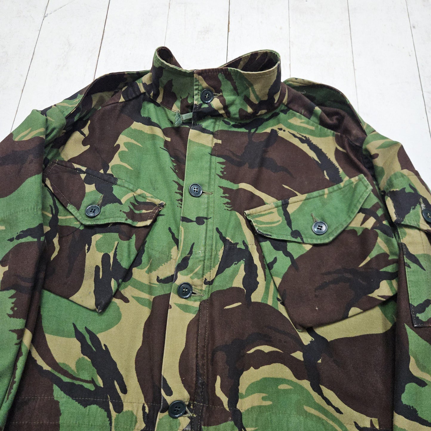 1980s British DPM Camo Smock Jacket Size M/L