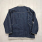 1980s/1990s Avant Garde Denim Sherpa Jacket Coat Size XL/XXL