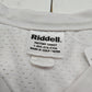 1990s Riddell Brother Rice High School White 28 Practice Football Jersey Size L