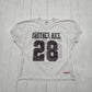 1990s Riddell Brother Rice High School White 28 Practice Football Jersey Size L