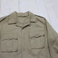 1950s/1960s US Military Khaki 4 Pocket Safari Shirt Jacket Size M