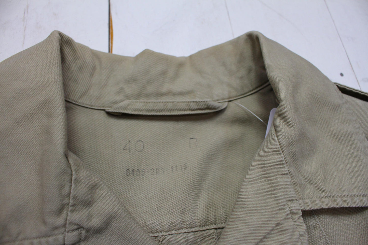 1950s/1960s US Military Khaki 4 Pocket Safari Shirt Jacket Size M