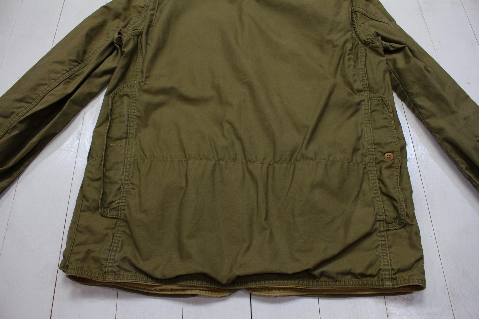 1950s Hettrick Mfg Co American Field Olive Hunting Jacket Made in USA Size M/L