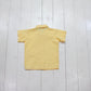 1980s/1990s Ivey League Yellow Short Sleeve Button Down Shirt Made in USA Kid's Size 3T