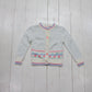 1980s/1990s Full Fashioned Grand Knitwear Polyester Knit Button Up Cardigan Sweater Kid's Size 4T