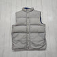 1980s EMS Blue Grey Reversible Insulated Down Vest Jacket Size L/XL