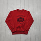 1980s Red Hofbrauhaus Munchen Beer Raglan Sweatshirt Womens Size S/M