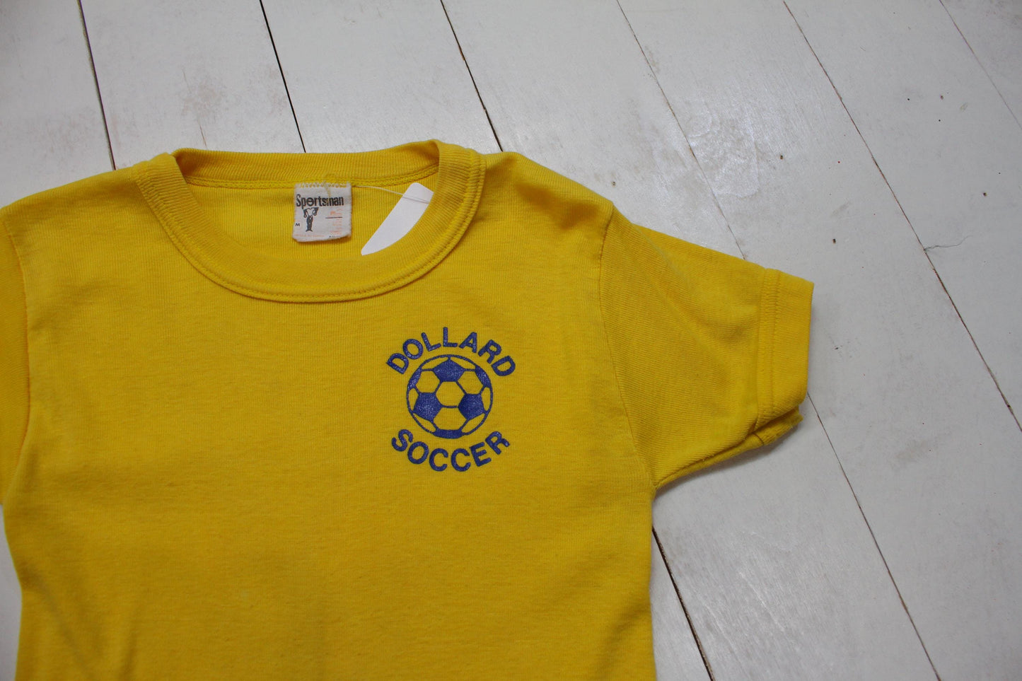 1980s/1990s Dollard Soccer T-Shirt Made in Canada Kids Size 5T