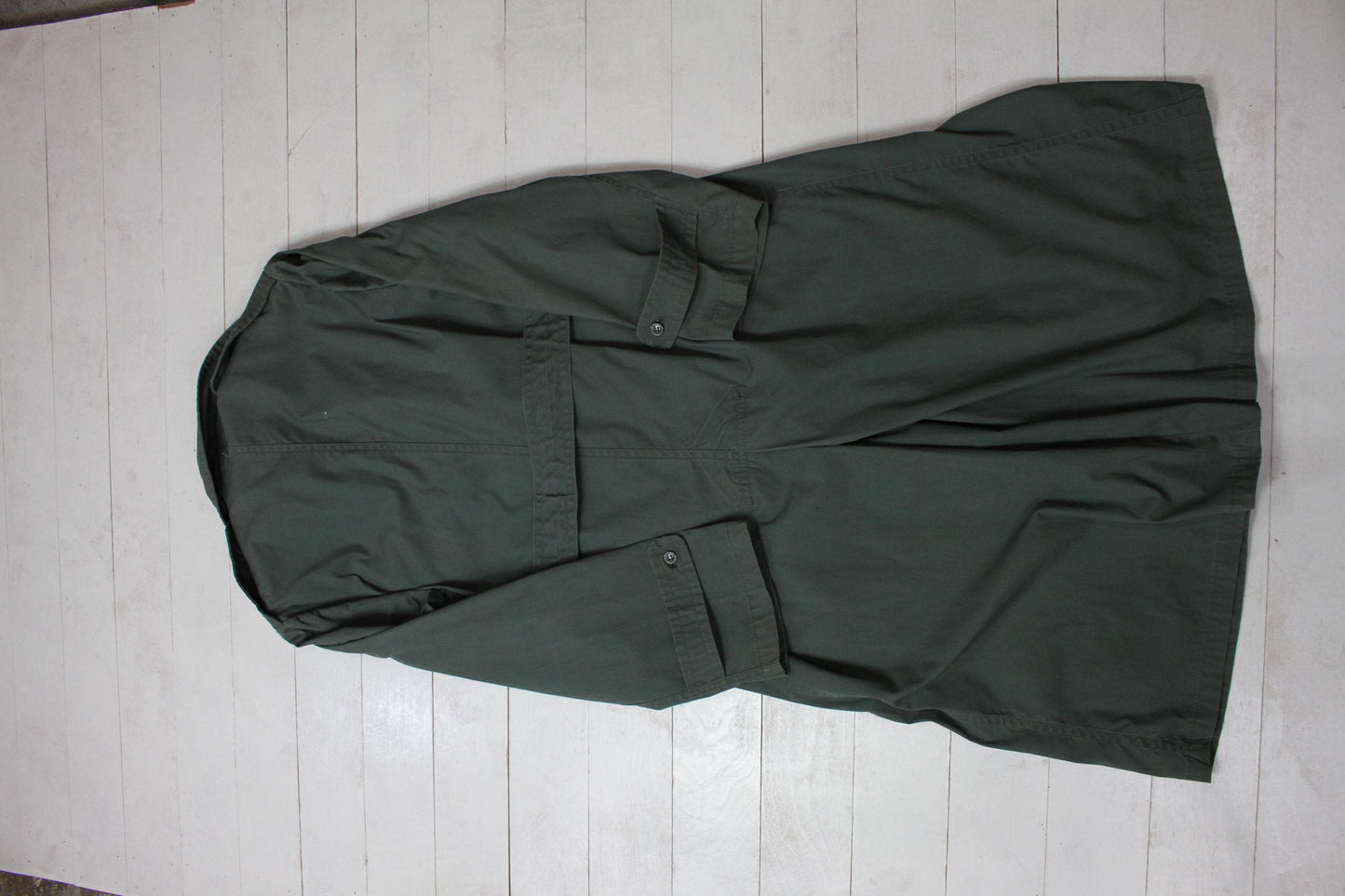 1970s 1977 US Army Raincoat AG-274 Made in USA Size S/M