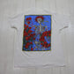 1990s Grateful Dead 25 25th Anniversary Print Skull and Roses Bertha Print T-Shirt Size XL