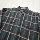 2000s Claybrooke Outdoors Green Plaid Insulated Flannel Shirt Jacket Shacket Size L/XL