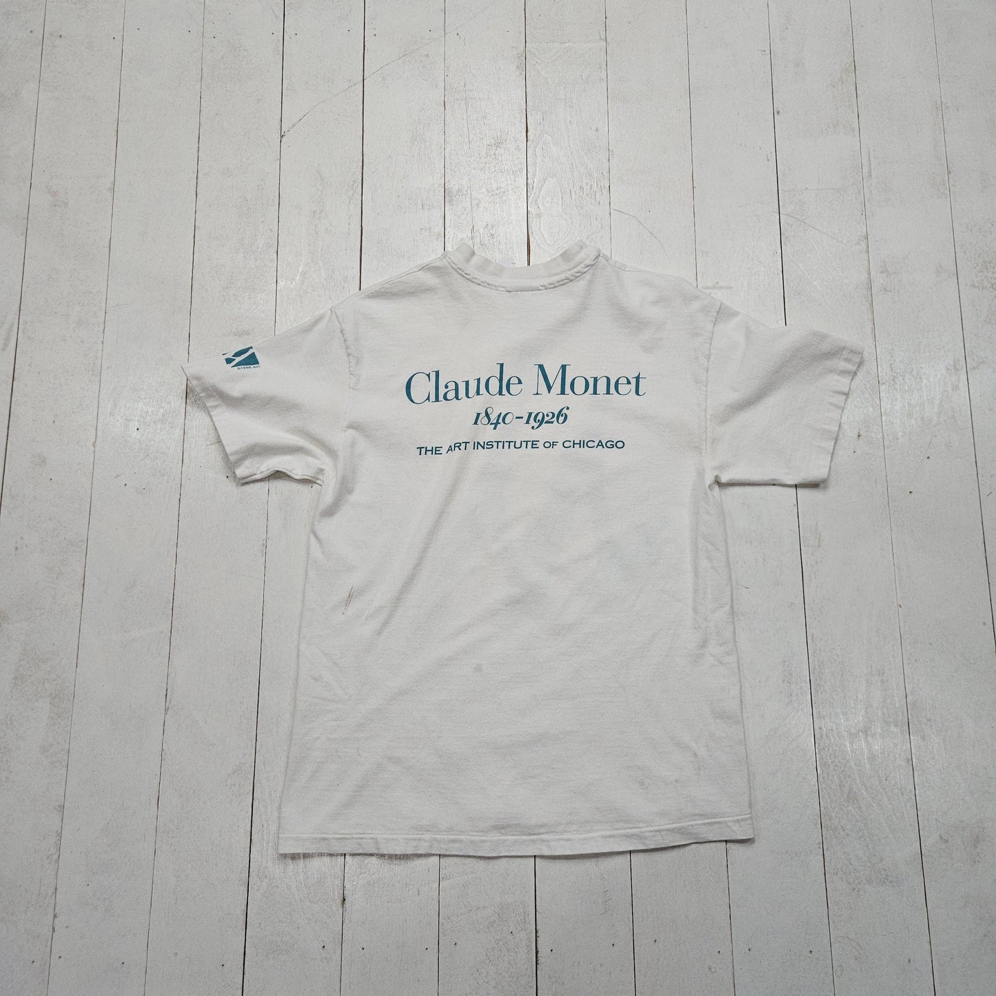 1990s 1995 Art Institute of Chicago Claude Monet T-Shirt Size M