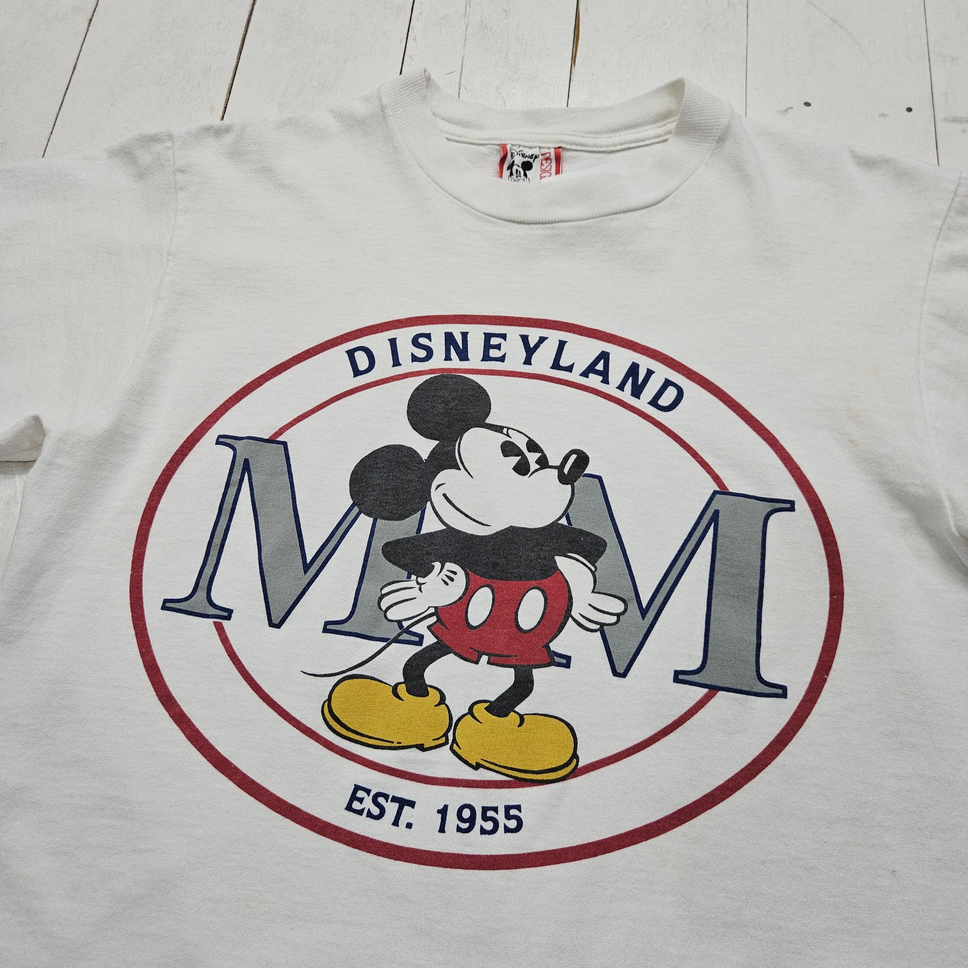 1990s Disney Designs Disneyland Mickey Mouse T-Shirt Made in USA Size S