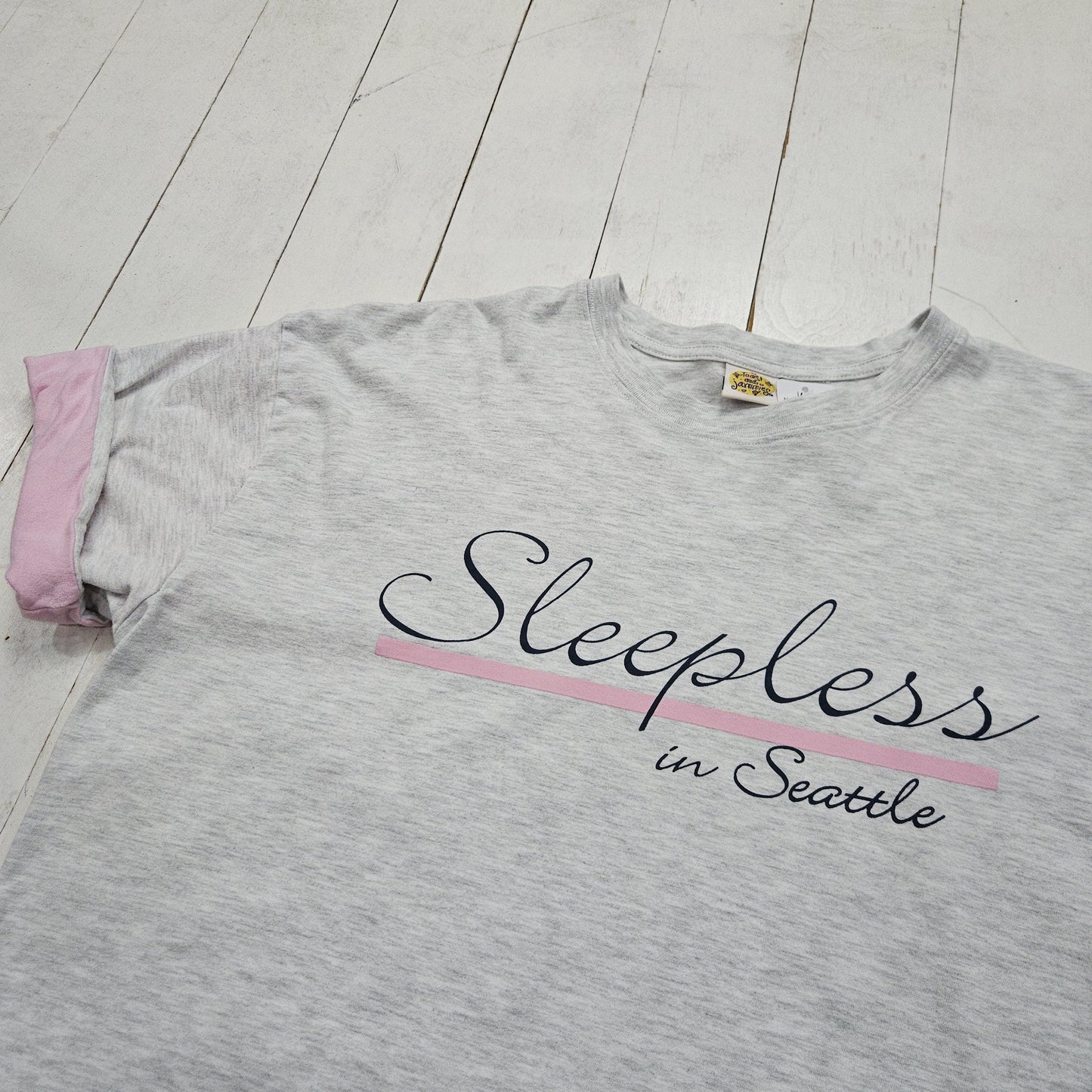 1990s Creative Apparel Sleepless in Seattle Movie Promotional Sleep T-Shirt Size XL