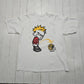 1990s/2000s Y2K Calvin and Hobbes Purdue Sucks NCAA T-Shirt Size XL