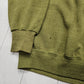 1970s Sears Sportswear Olive Green Raglan Sweatshirt Womens Size S/M