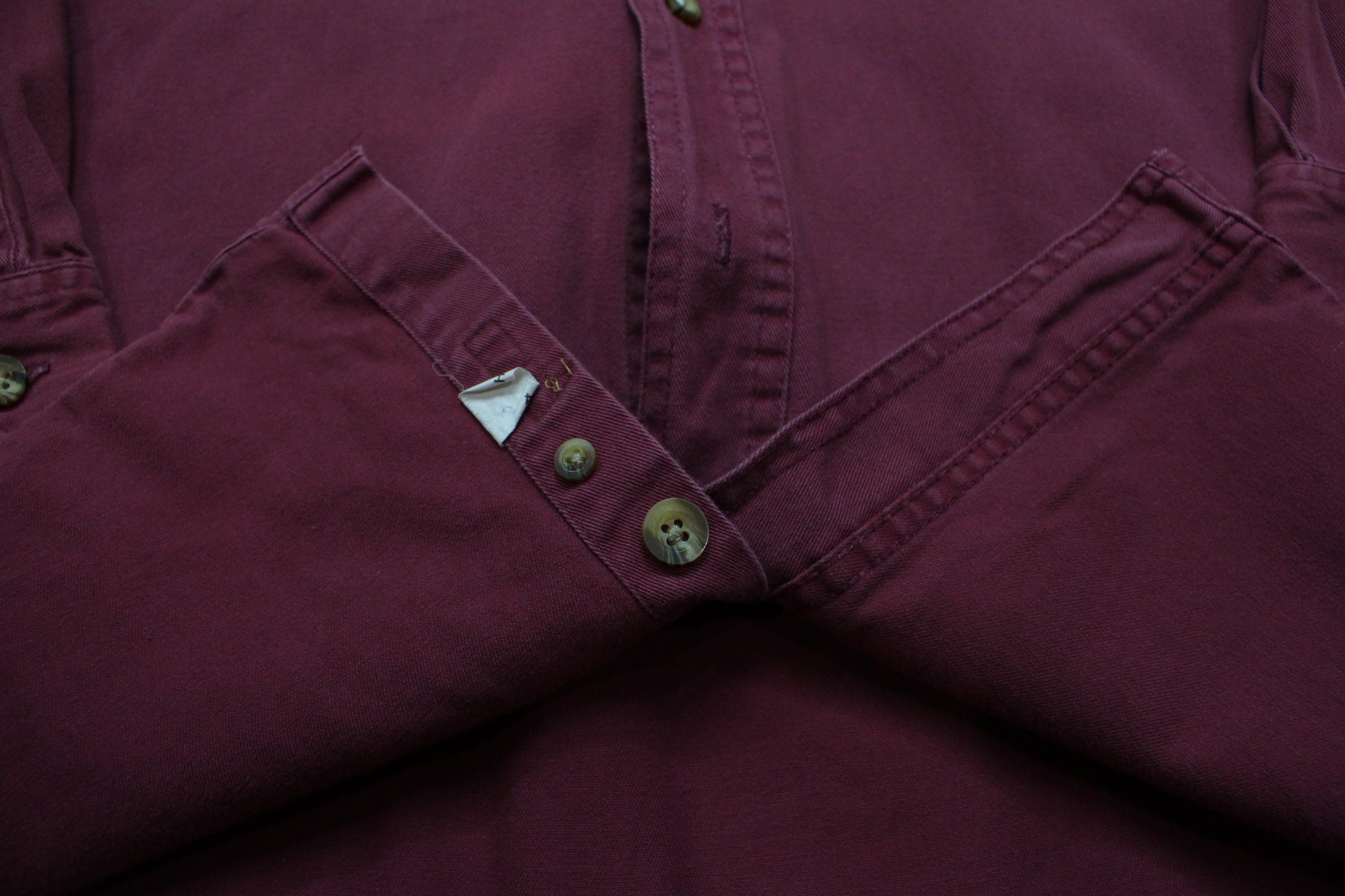 1990s/2000s Y2K CE Schmidt Burgundy Button Down Shirt Size L/XL