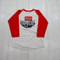 1980s Coors Intramural Festival 3/4 Sleeve Raglan Beer Promotional T-Shirt Made in USA Size M