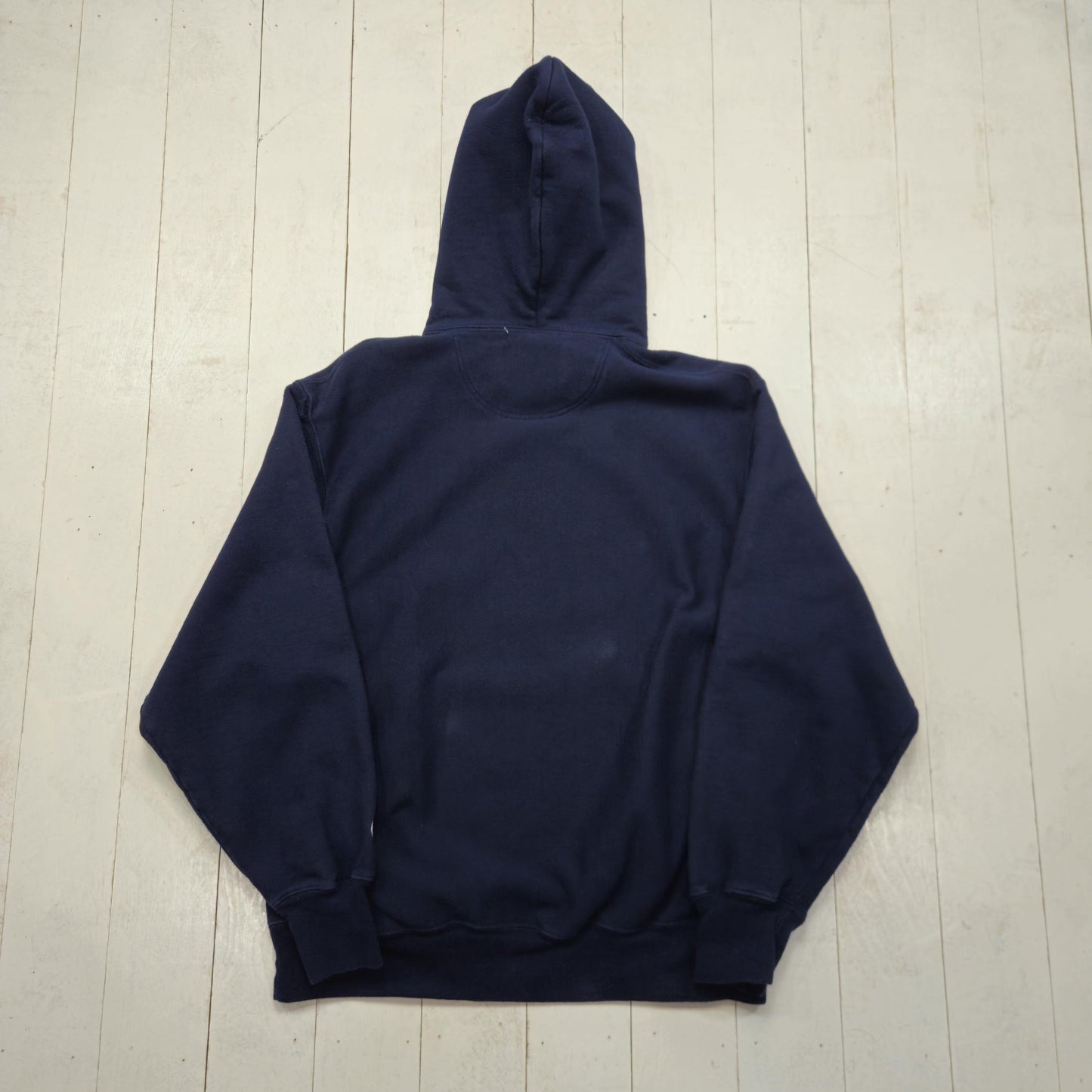 2000s Y2K Champion Blue NYAC New York Athletic Club Reverse Weave Hoodie Sweatshirt Size M/L