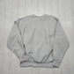 1990s Lee Cross Grain Grey Albright Basketball Reverse Weave Style Sweatshirt Made in USA Size XL/XXL