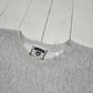 1990s Lee Cross Grain Grey Albright Basketball Reverse Weave Style Sweatshirt Made in USA Size XL/XXL