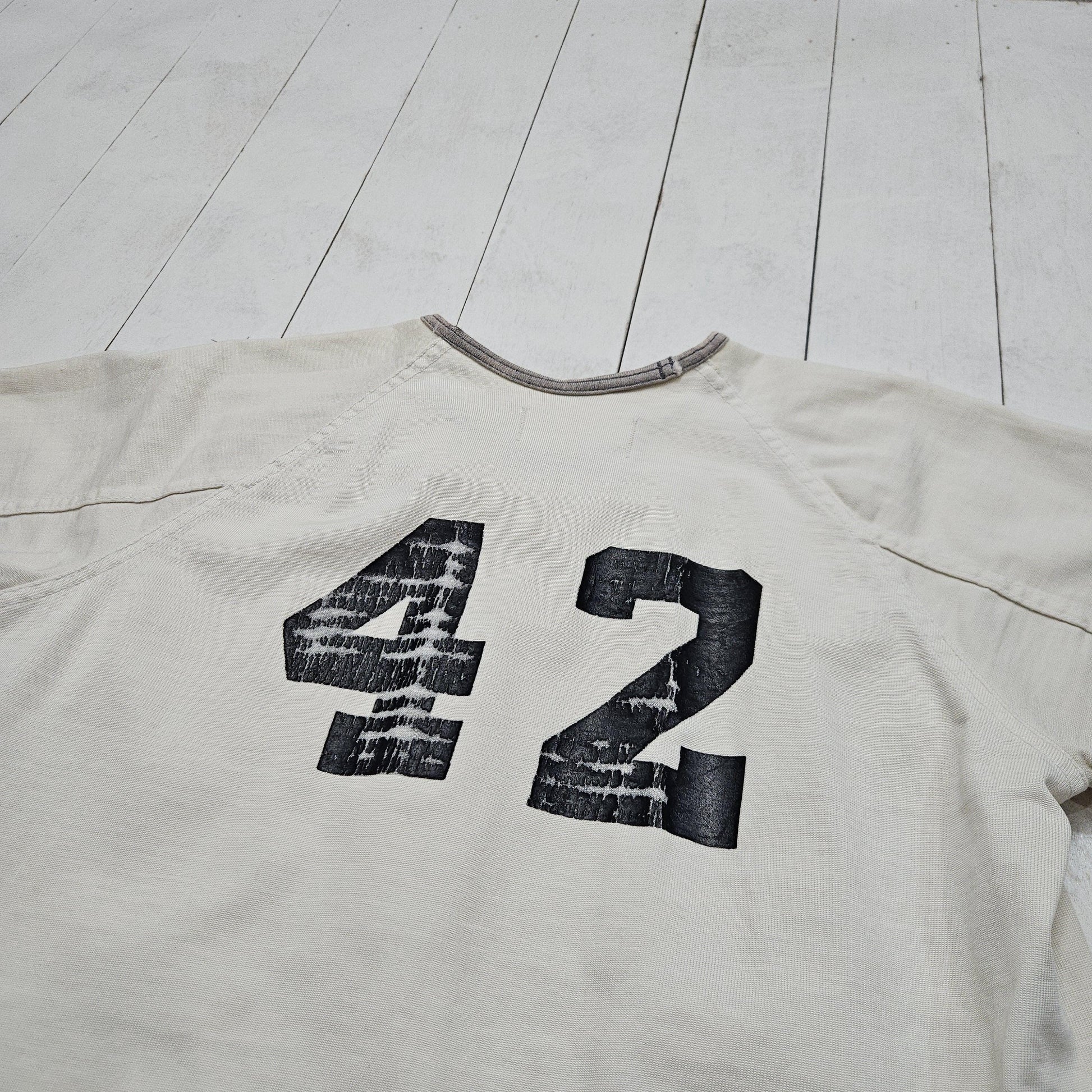 1960s/1970s Speedline Durene Pullover Baseball Jersey #42 Size M/L