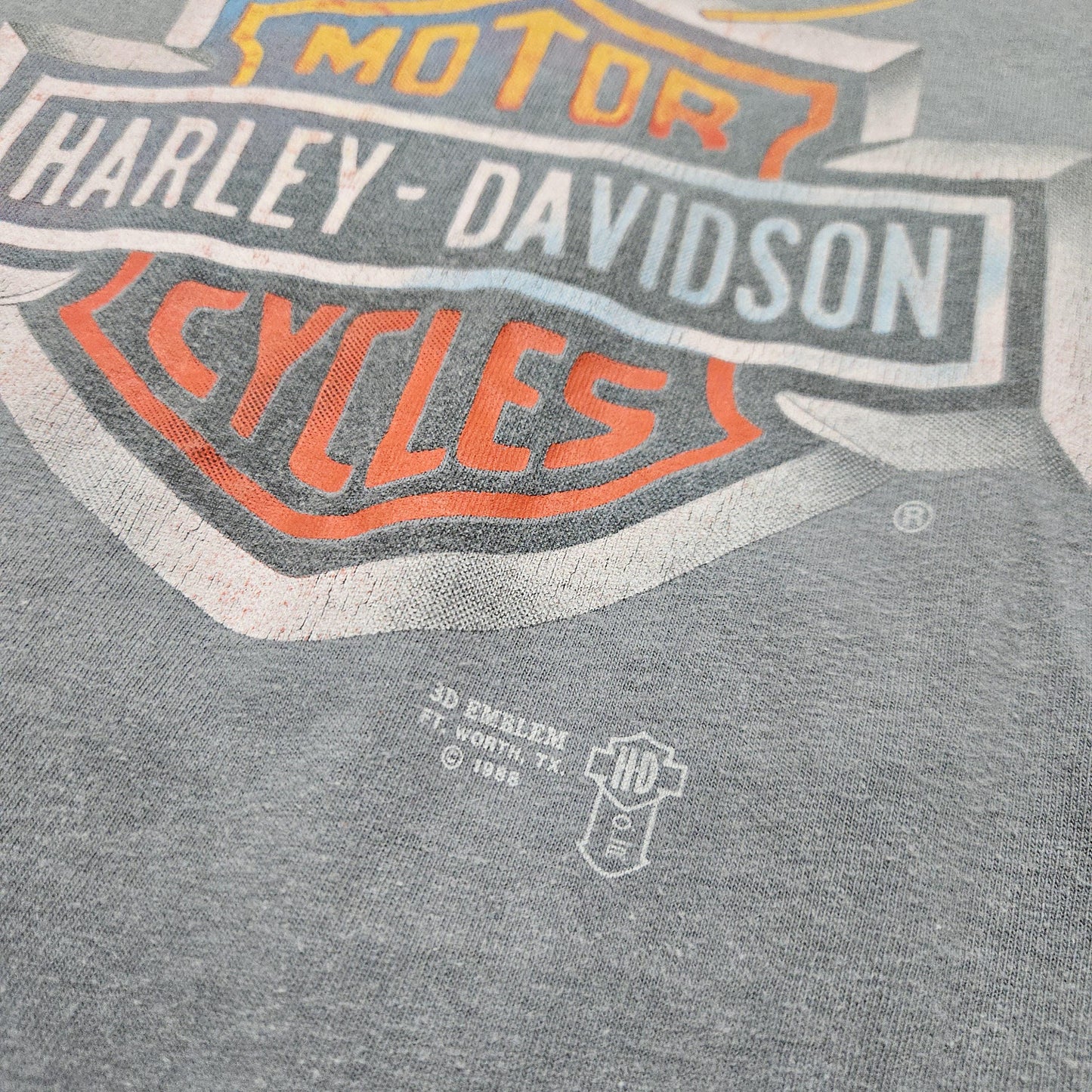 1980s 1988 3D Emblem Harley Davidson Still The Best Cut-off T-Shirt Tanktop Size M