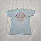 1980s Fuze Trucking Dump Truck Print T-Shirt Made in USA Size S/M