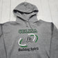 2000s Y2K Jerzees Grey Celina Bulldog Spirit Hoodie Sweatshirt Size M/L