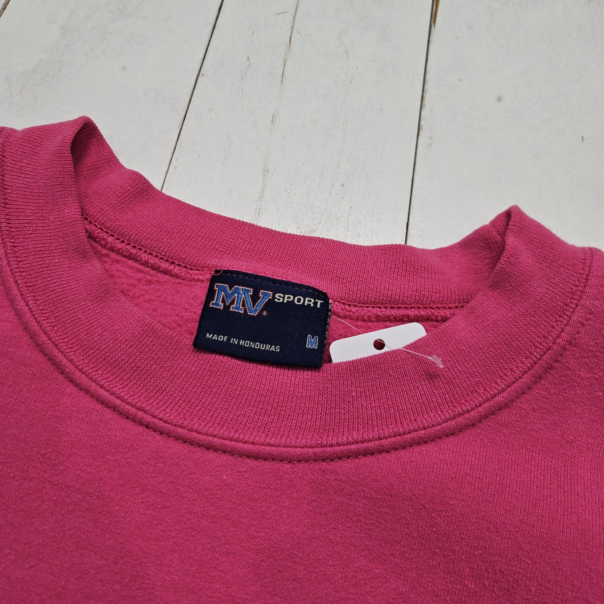 2000s Y2K MV Sport Pink Notre Dame University Sweatshirt Size M/L