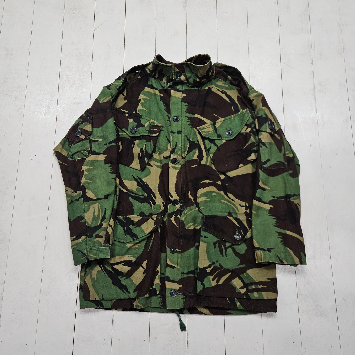 1980s British DPM Camo Smock Jacket Size M/L