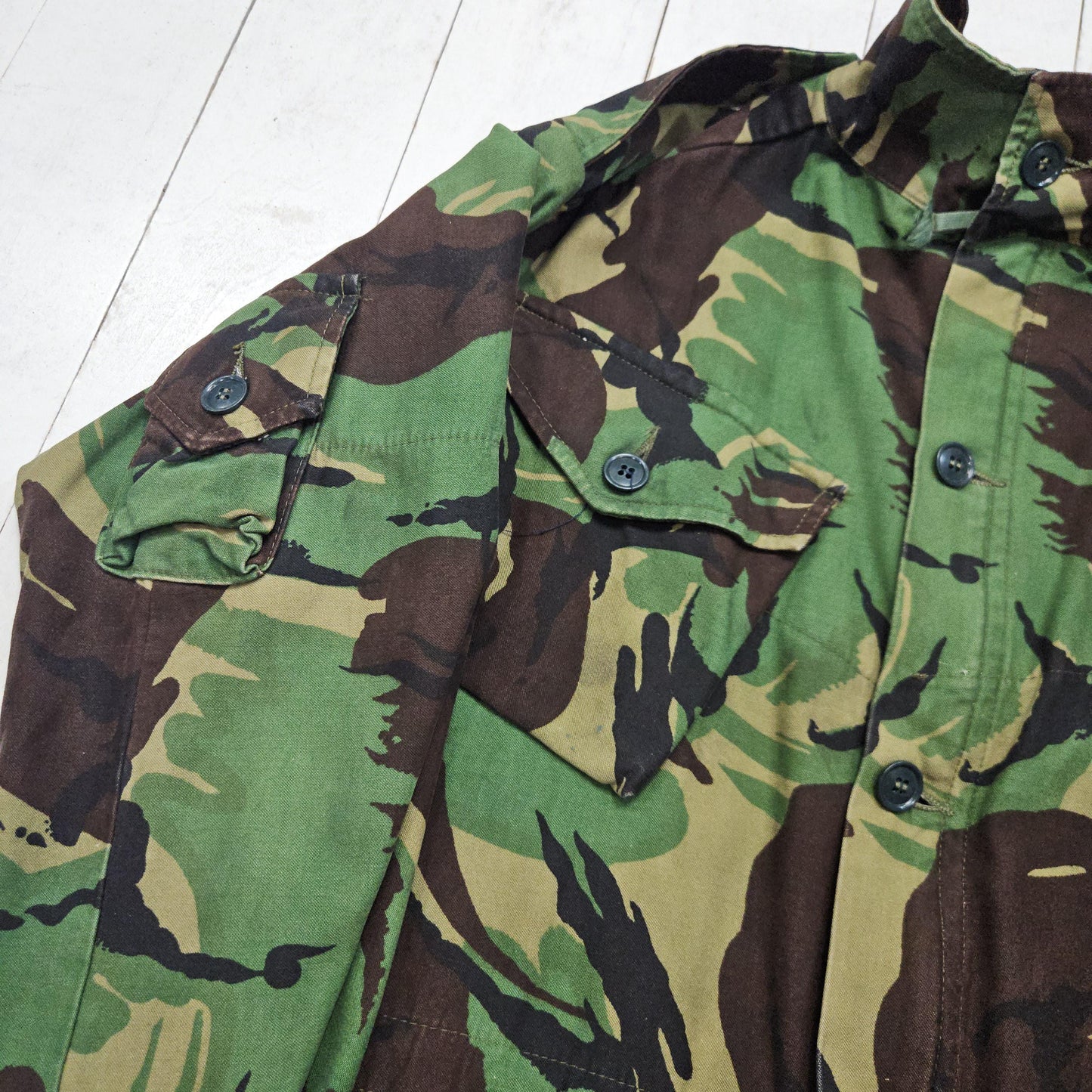 1980s British DPM Camo Smock Jacket Size M/L