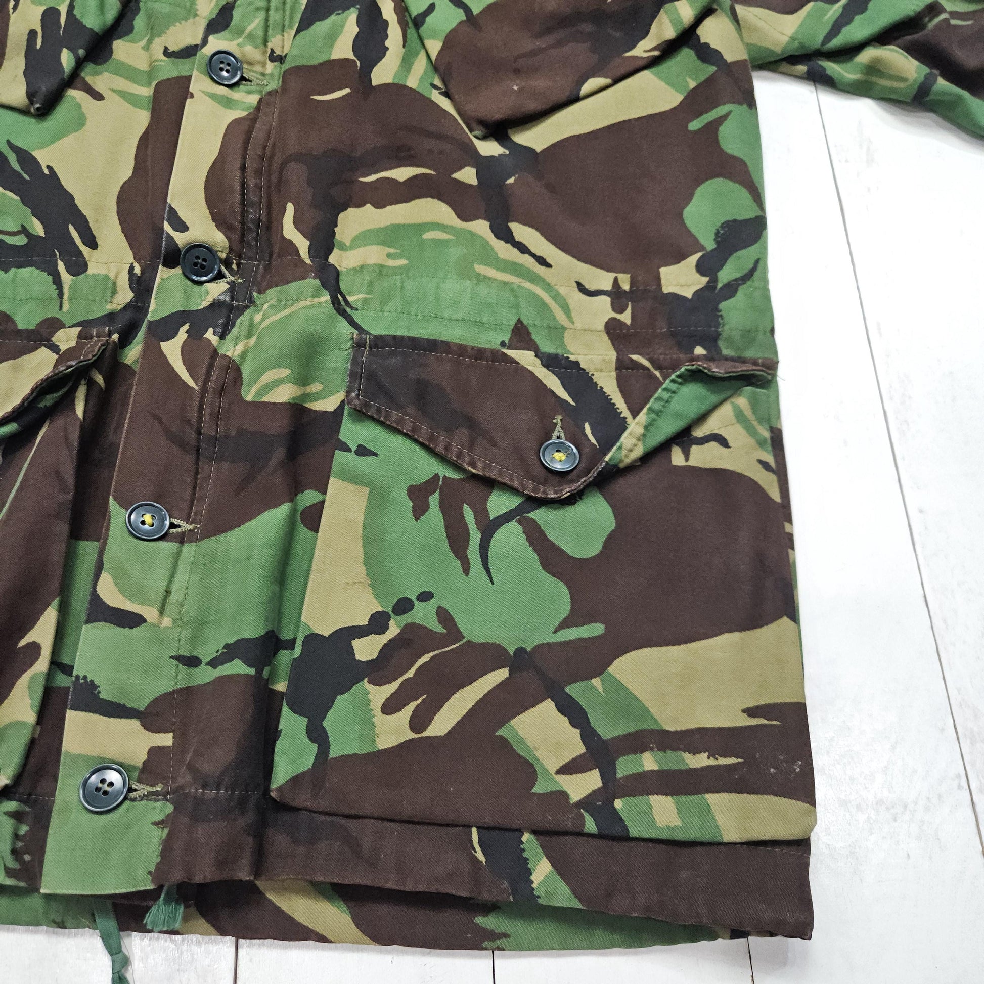 1980s British DPM Camo Smock Jacket Size M/L