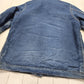 1980s Roebucks Blanket Lined Denim Chore Jacket Made in USA Size XL/XXL