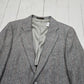 1980s/1990s Adam's Row Light Grey Tweed Blazer Jacket Size S/M