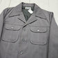 1970s Wright Grey Leisure Suit Jacket Size M