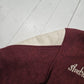 1970s Apollo Brand Maroon Brampton Quilted Lined Wool Leather Varsity Letterman Jacket Size S