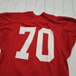 1960s/1970s Russell Athletic Red Riders Football Jersey Made in USA Size L